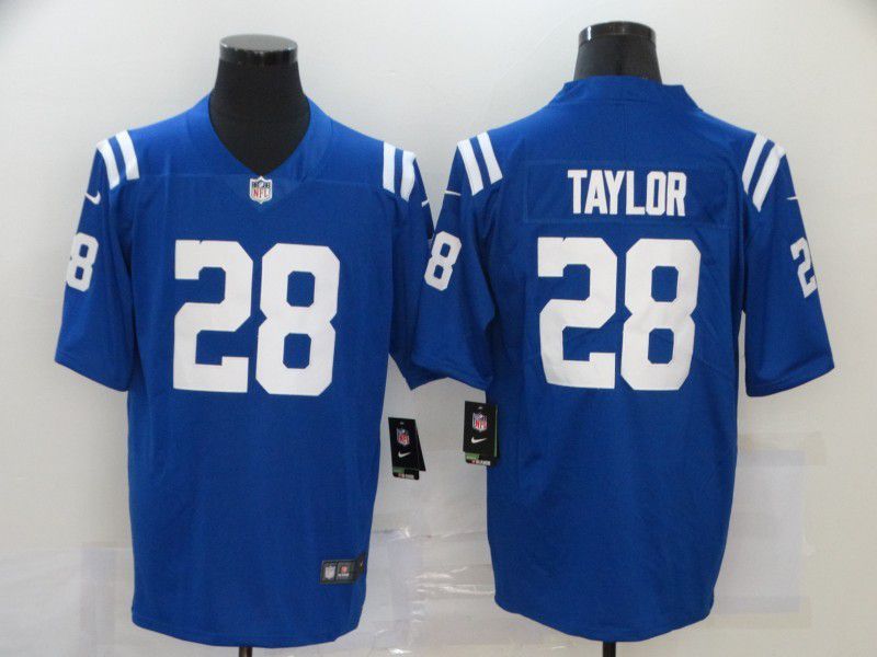 Men Indianapolis Colts #28 Taylor Blue Second generation 2024 Nike Limited NFL Jersey
